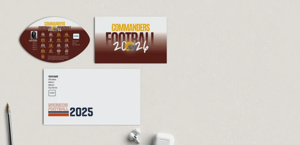 Football Shaped Magnet with Insert