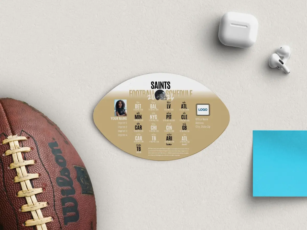 Football Shaped Magnet