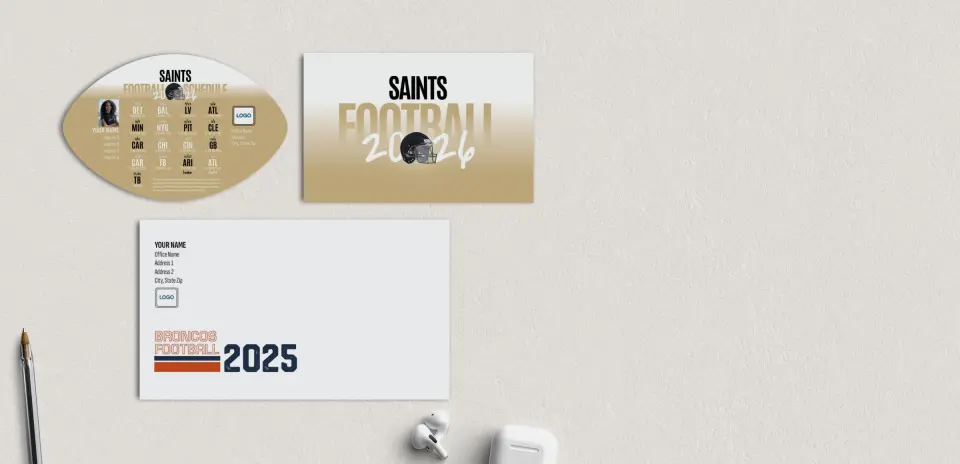 Football Shaped Magnet with Insert
