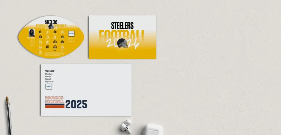 Football Shaped Magnet with Insert