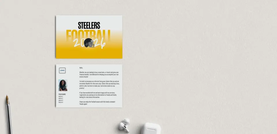 Football Shaped Magnet with Insert