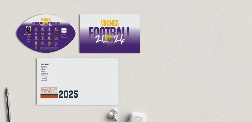 Football Shaped Magnet with Insert