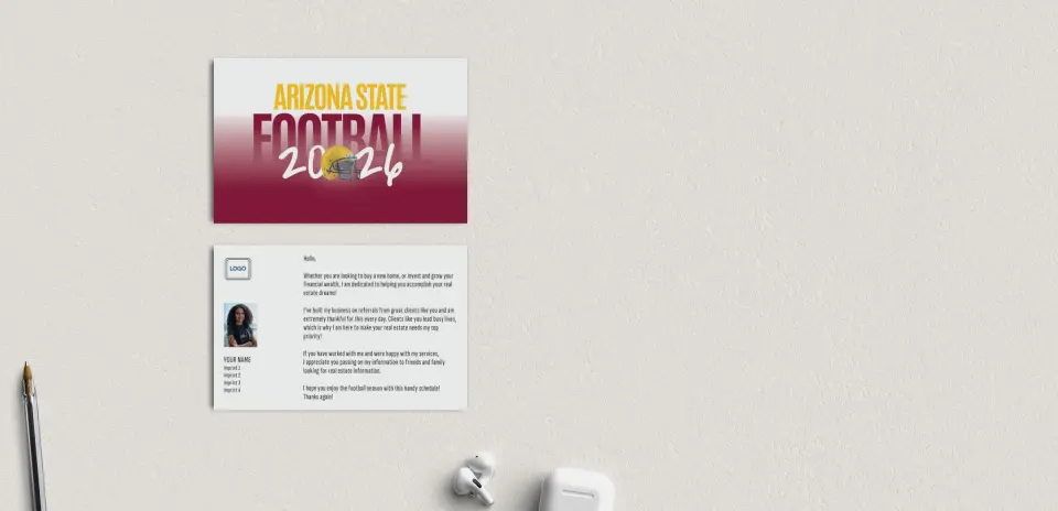 Football Shaped Magnet with Insert