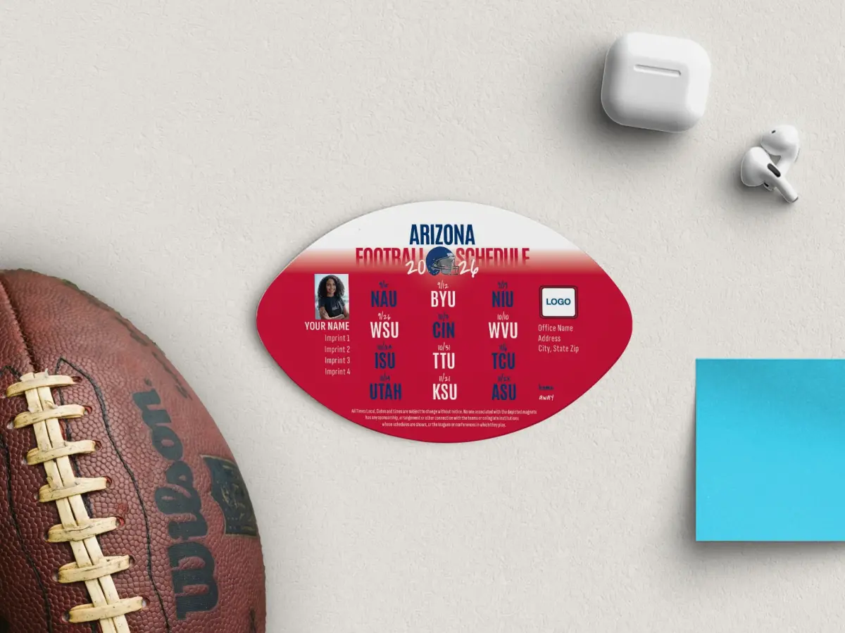 Football Shaped Magnet