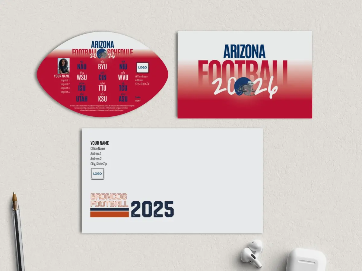 Football Shaped Magnet with Insert