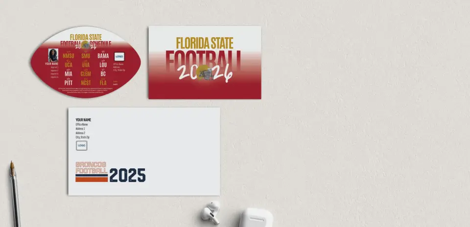 Football Shaped Magnet with Insert