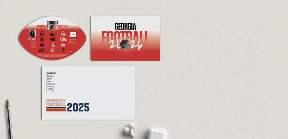 Football Shaped Magnet with Insert