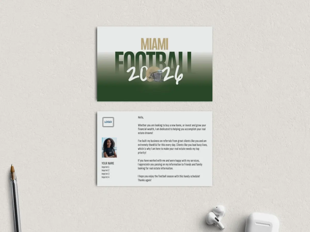 Football Shaped Magnet with Insert