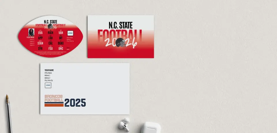 Football Shaped Magnet with Insert