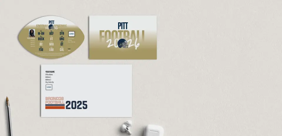 Football Shaped Magnet with Insert