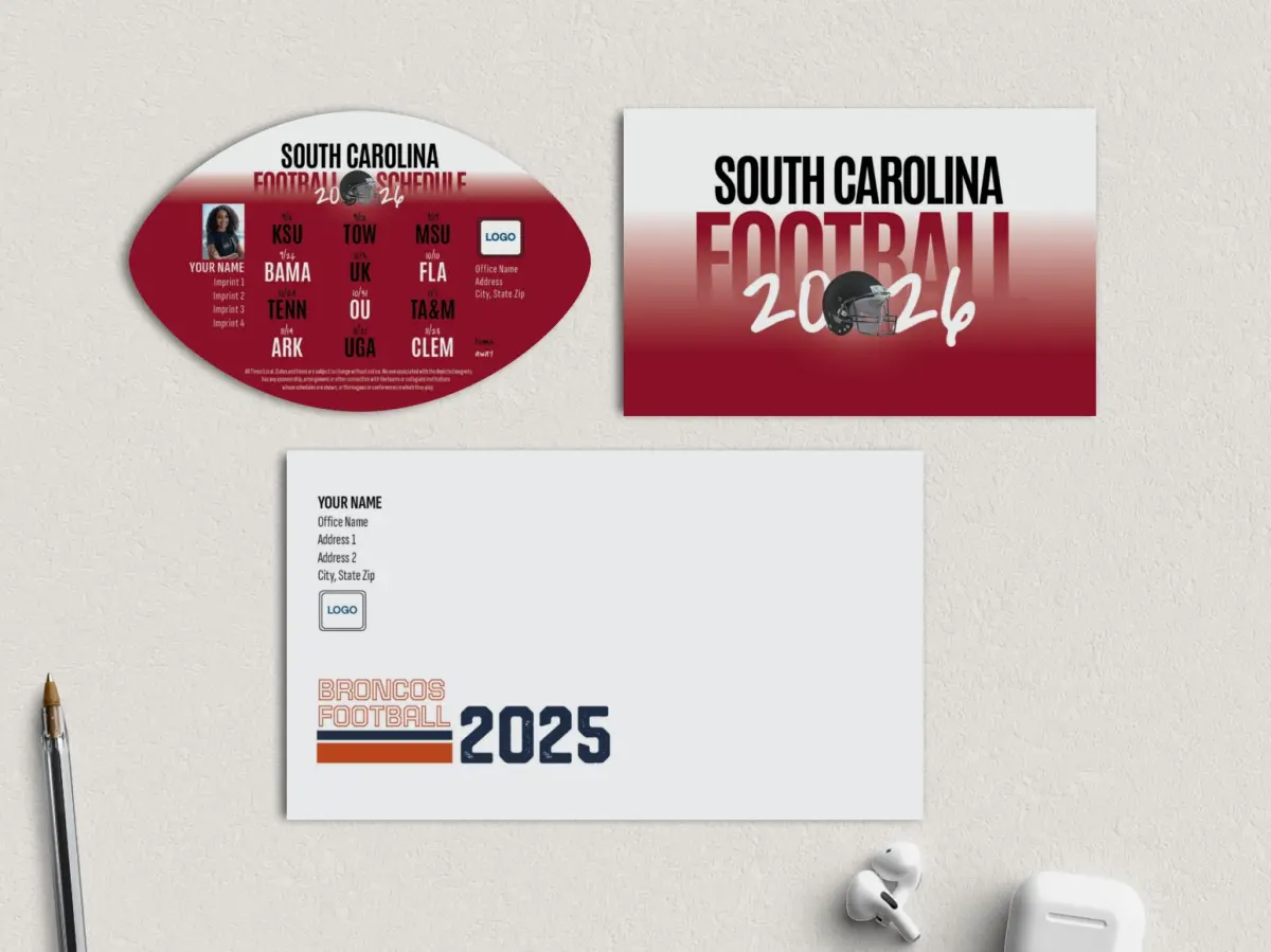 Football Shaped Magnet with Insert