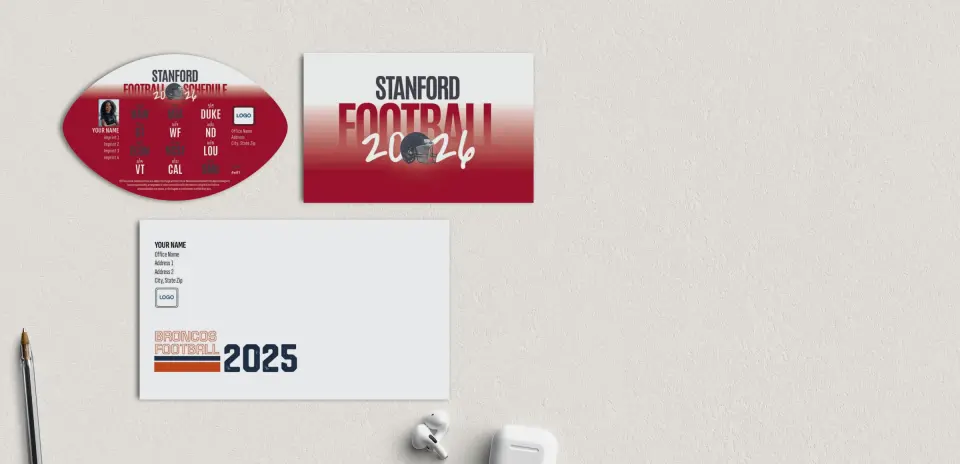 Football Shaped Magnet with Insert