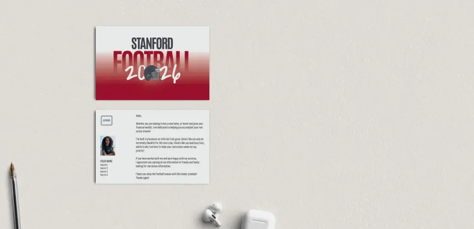 Football Shaped Magnet with Insert
