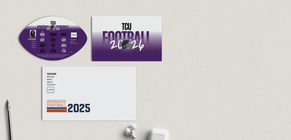 Football Shaped Magnet with Insert
