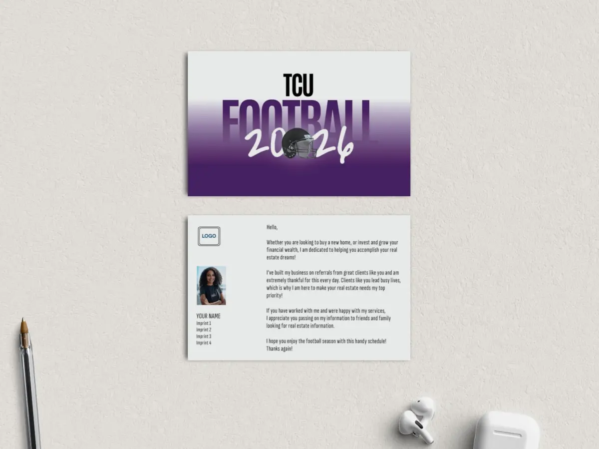 Football Shaped Magnet with Insert