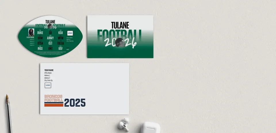 Football Shaped Magnet with Insert