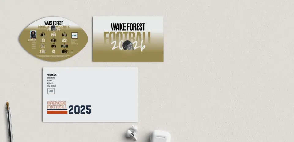 Football Shaped Magnet with Insert