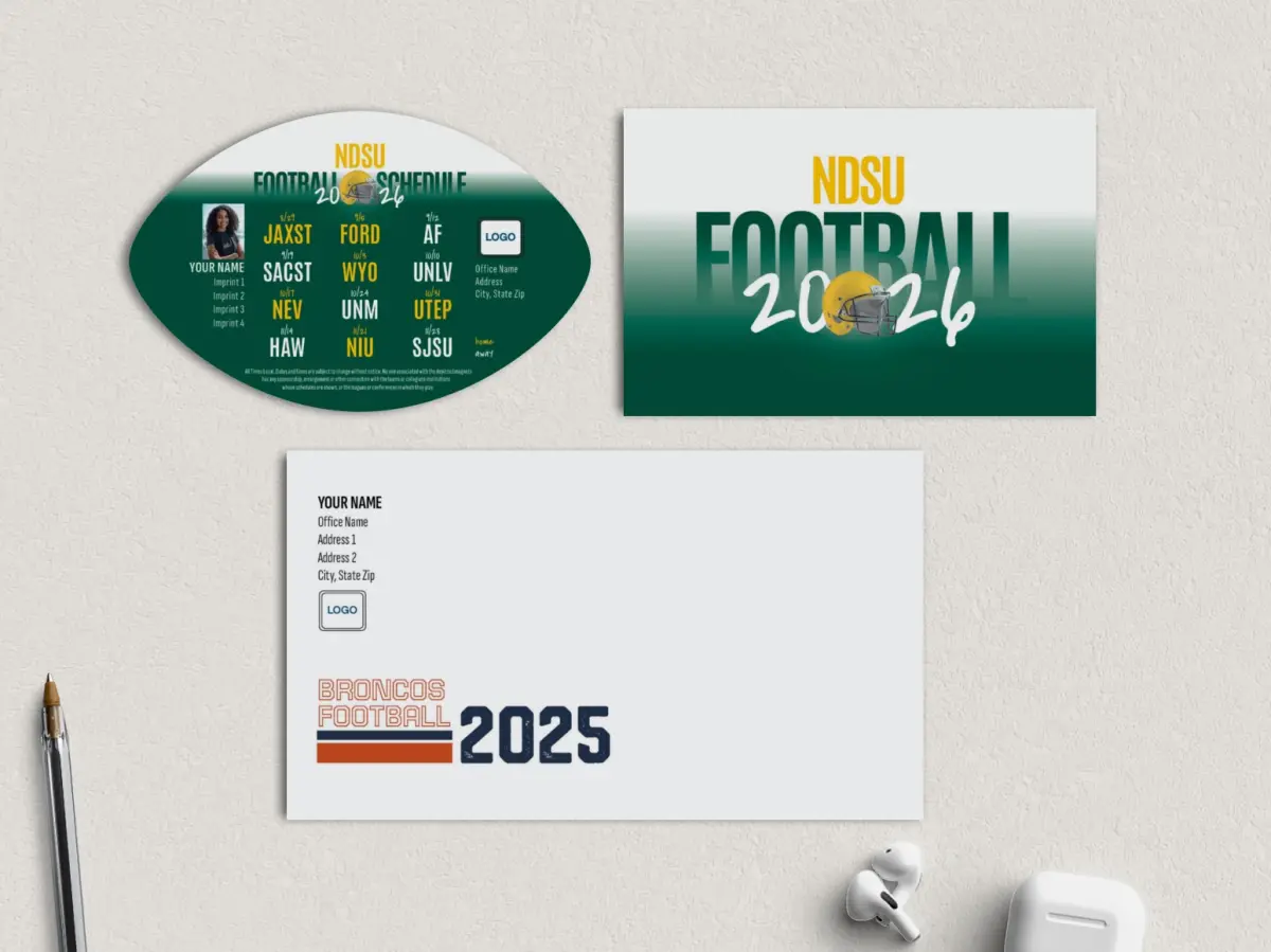 Football Shaped Magnet with Insert