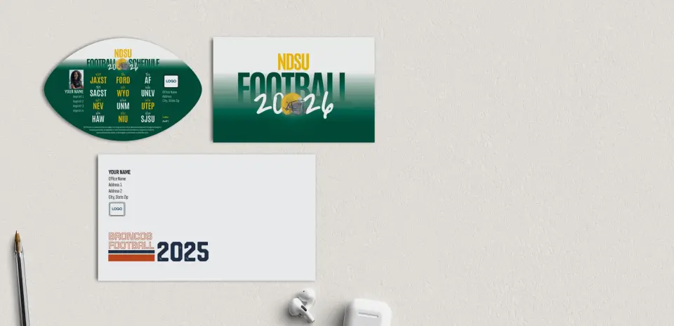 Football Shaped Magnet with Insert