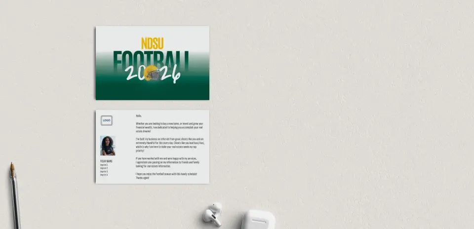 Football Shaped Magnet with Insert