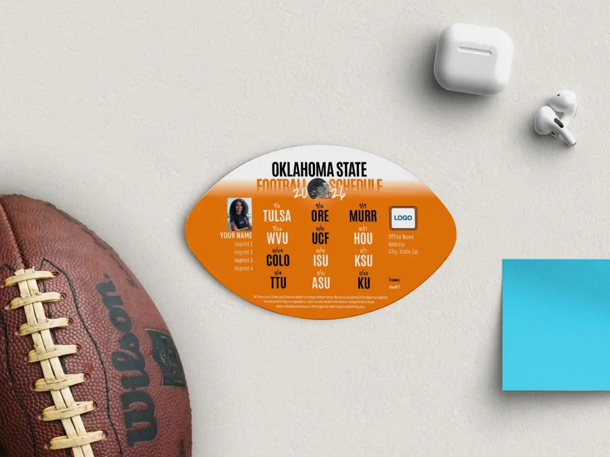Football Shaped Magnet