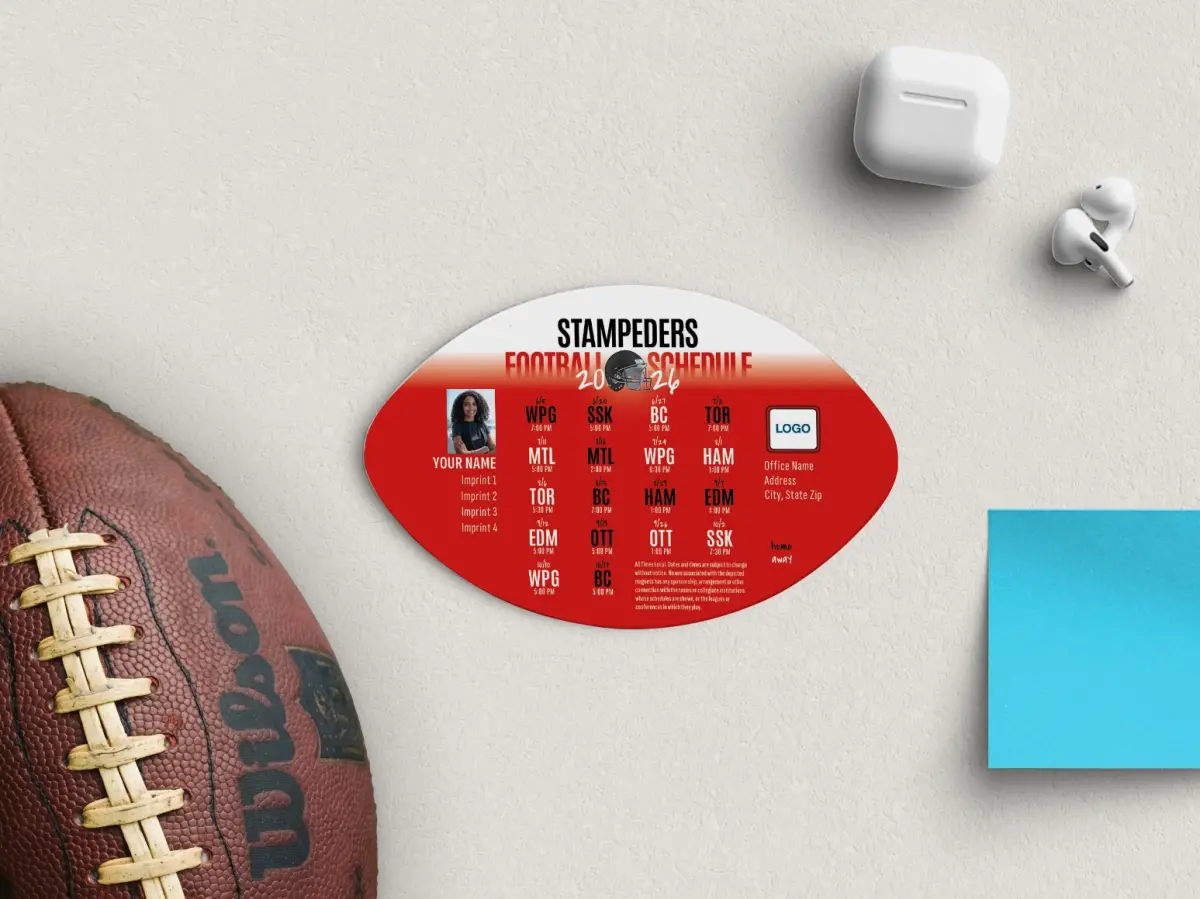 Football Shaped Magnet