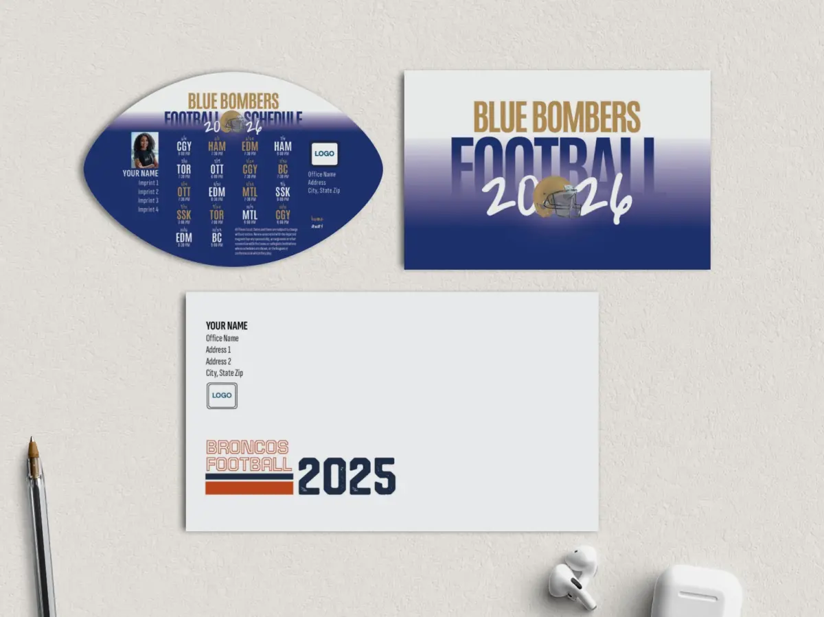 Football Shaped Magnet with Insert