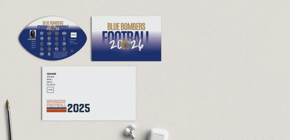 Football Shaped Magnet with Insert
