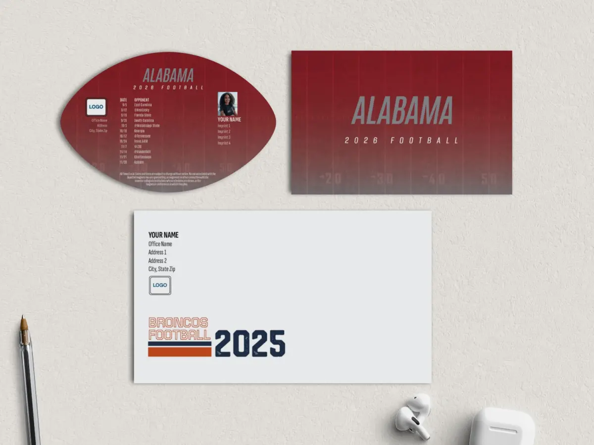 Football Shaped Magnet with Insert