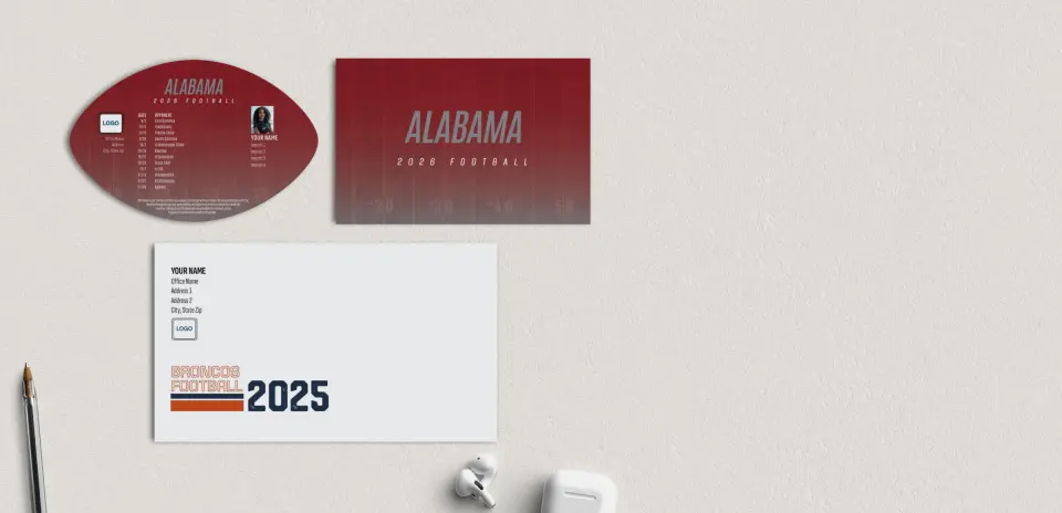 Football Shaped Magnet with Insert