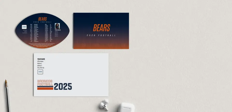 Football Shaped Magnet with Insert