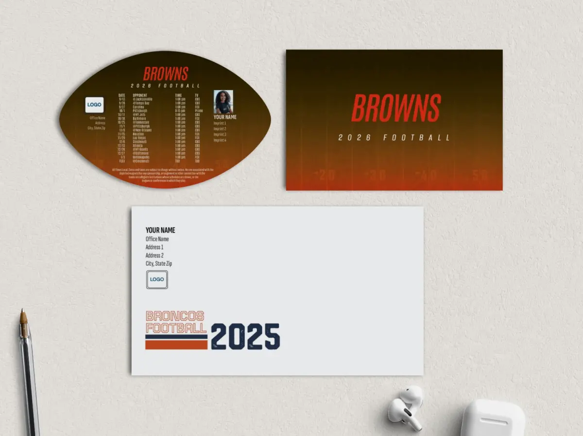Football Shaped Magnet with Insert