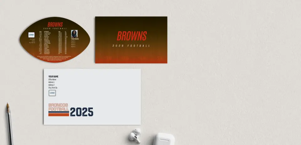 Football Shaped Magnet with Insert