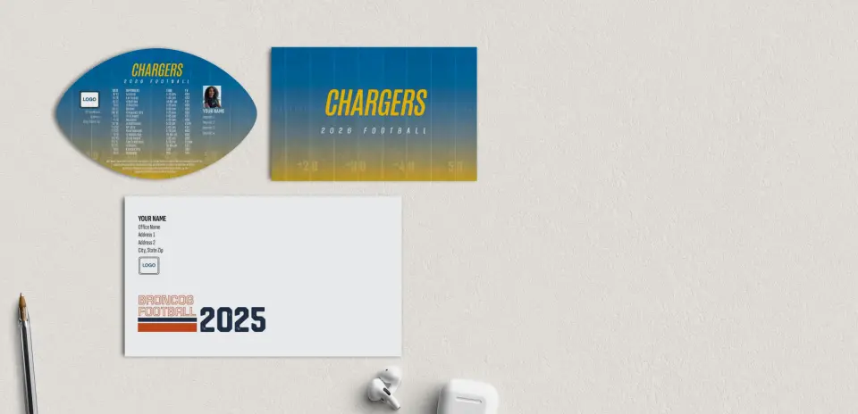 Football Shaped Magnet with Insert