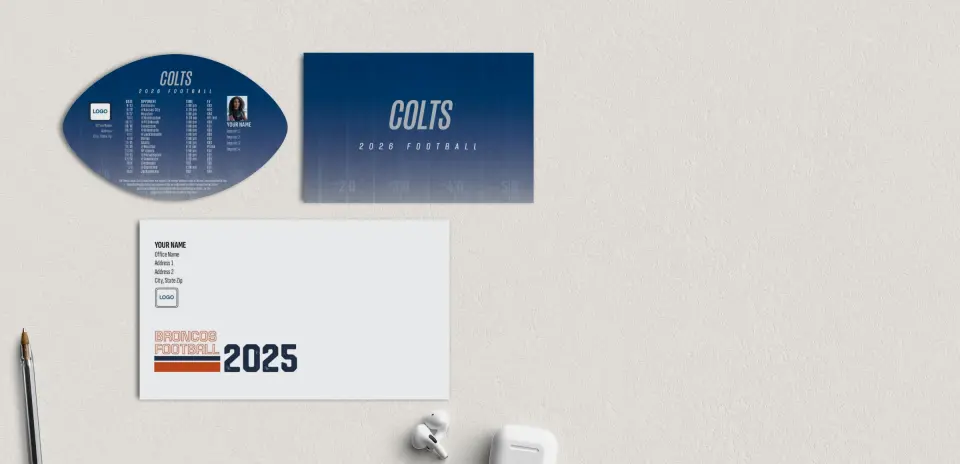 Football Shaped Magnet with Insert