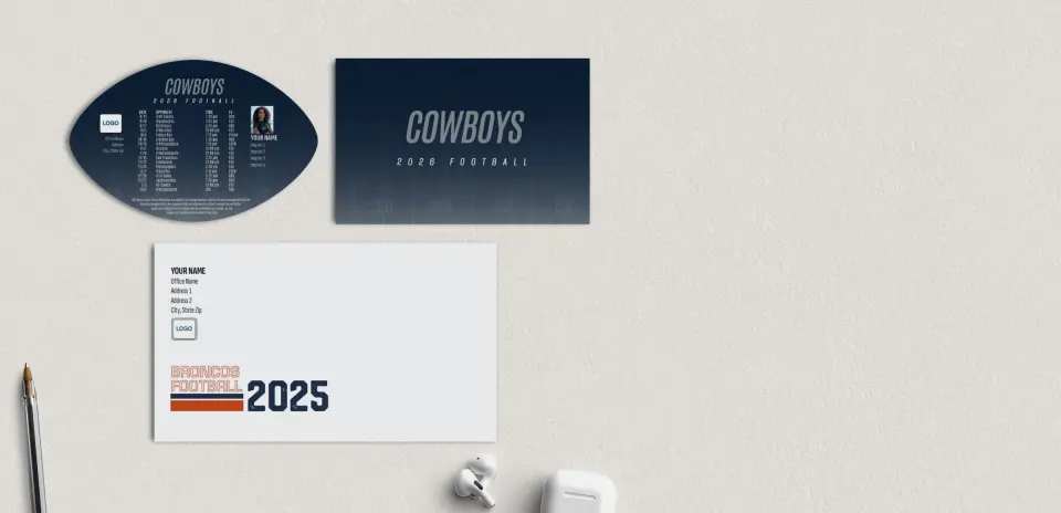 Football Shaped Magnet with Insert