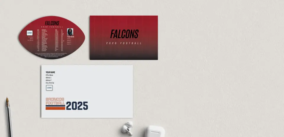 Football Shaped Magnet with Insert