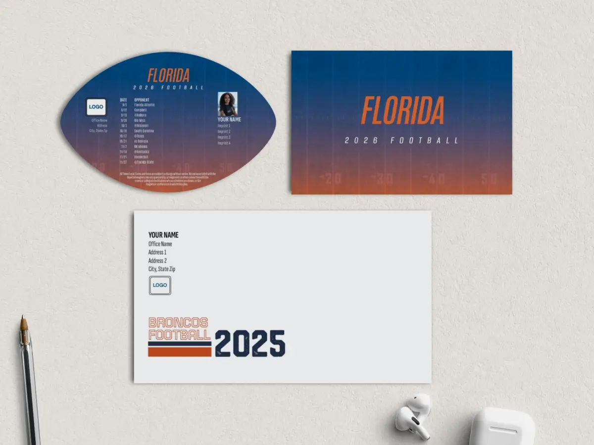 Football Shaped Magnet with Insert
