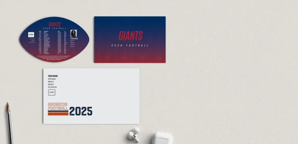 Football Shaped Magnet with Insert