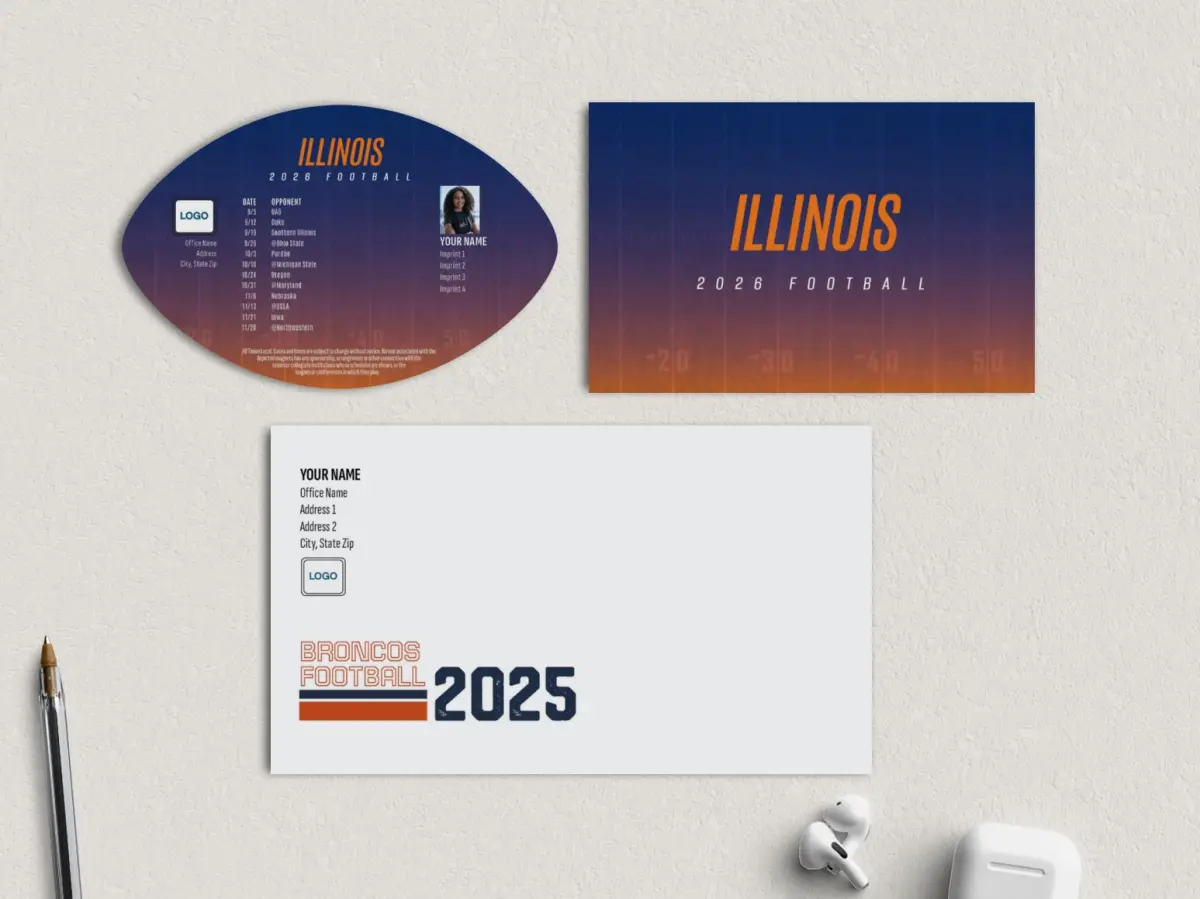 Football Shaped Magnet with Insert