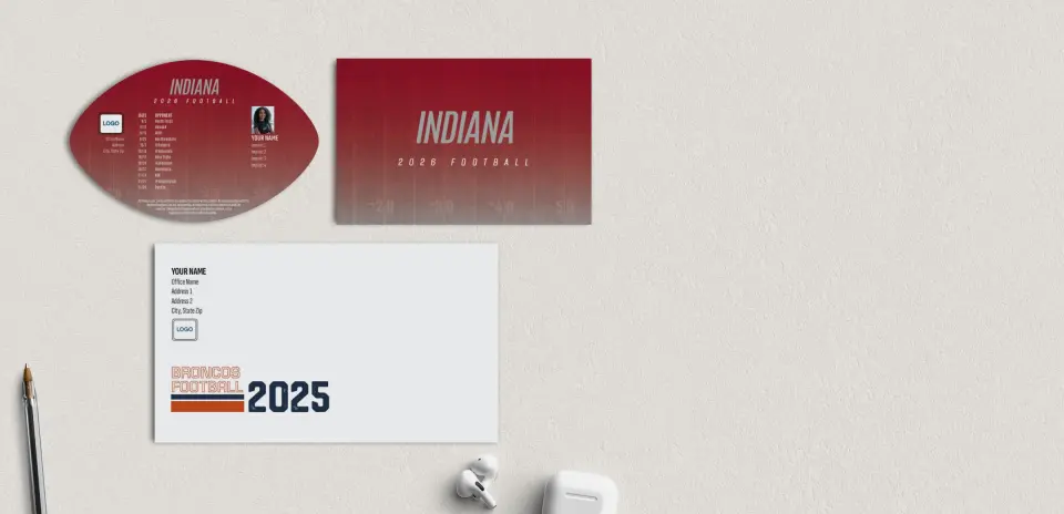 Football Shaped Magnet with Insert
