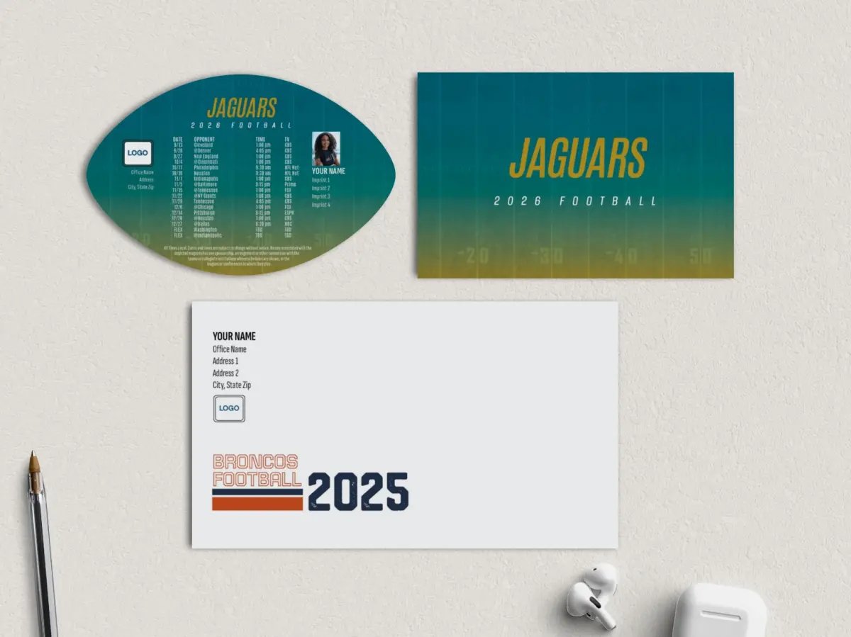 Football Shaped Magnet with Insert