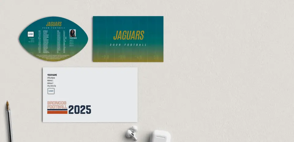 Football Shaped Magnet with Insert