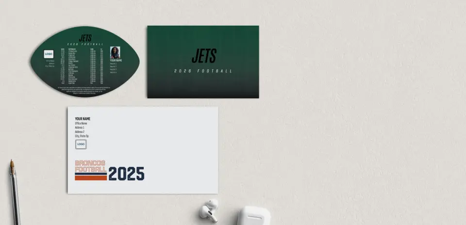 Football Shaped Magnet with Insert