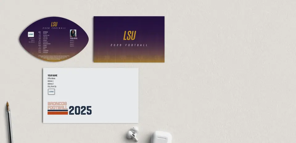 Football Shaped Magnet with Insert