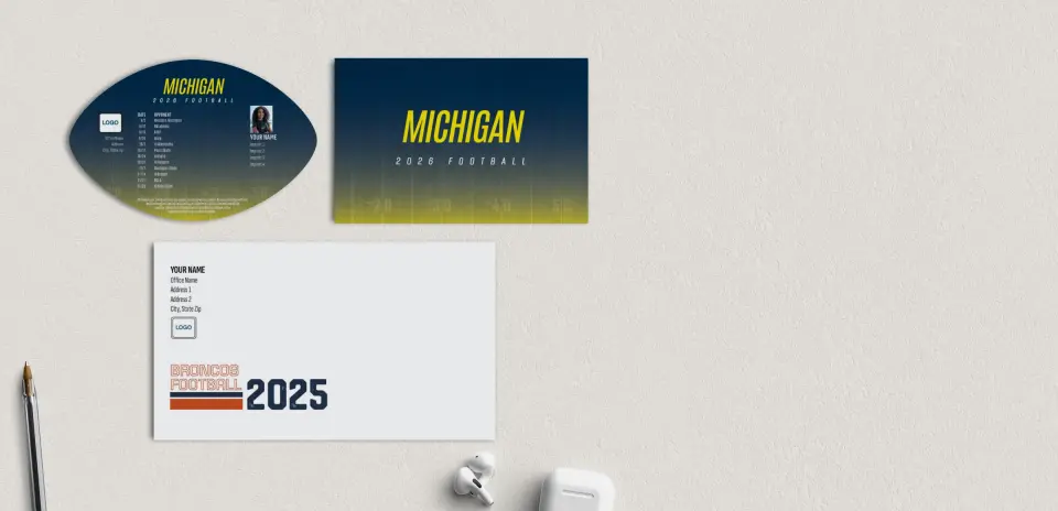 Football Shaped Magnet with Insert
