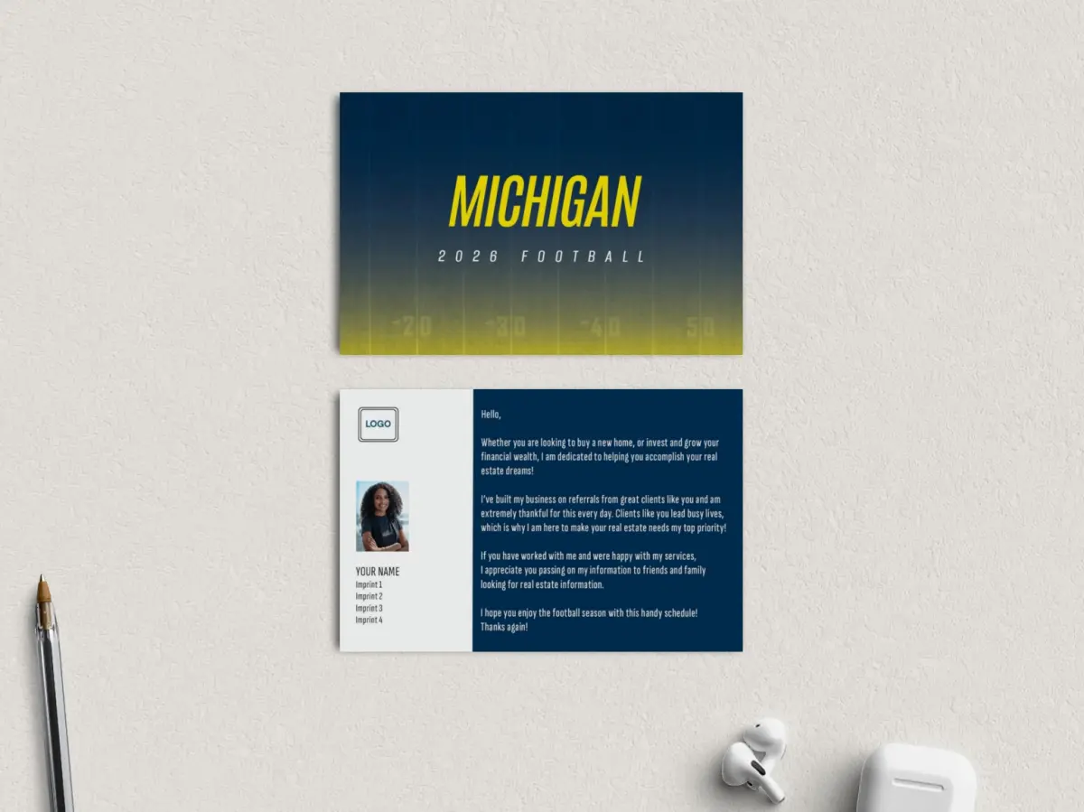 Football Shaped Magnet with Insert