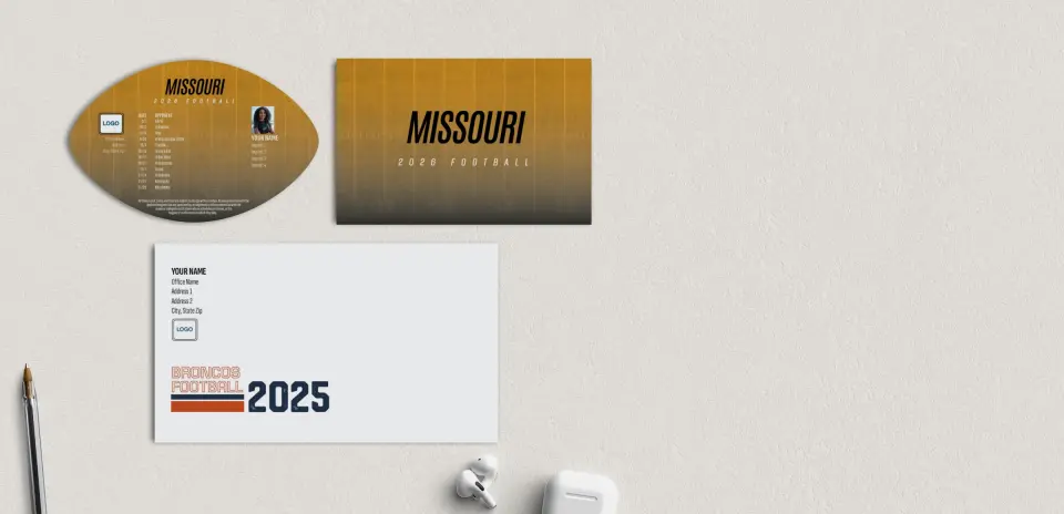 Football Shaped Magnet with Insert