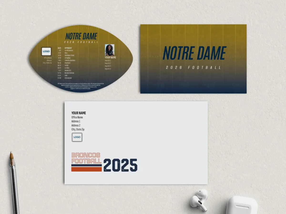 Football Shaped Magnet with Insert