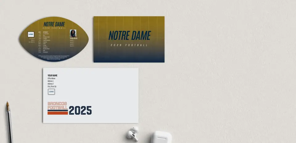 Football Shaped Magnet with Insert
